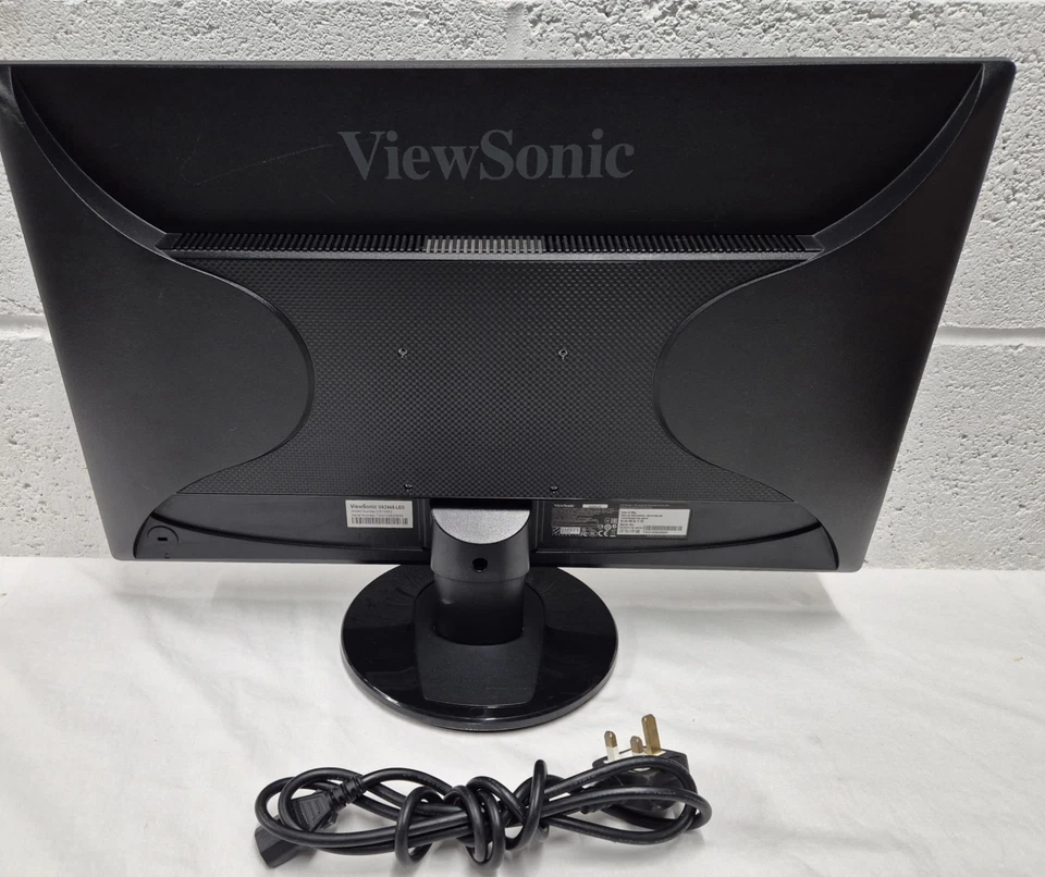 ViewSonic VA2445-LED 24" Full HD 1080p LED Monitor - VGA DVI Ports - Image 2 of 4