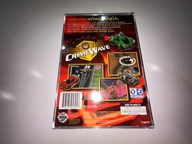 CrimeWave (Sega Saturn, 1997) CIB Complete in Box w/ Registration Card Tested EX