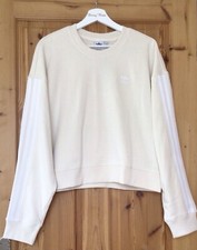 Women’s Adidas Cream White Sweatshirt Size 14 BNWT