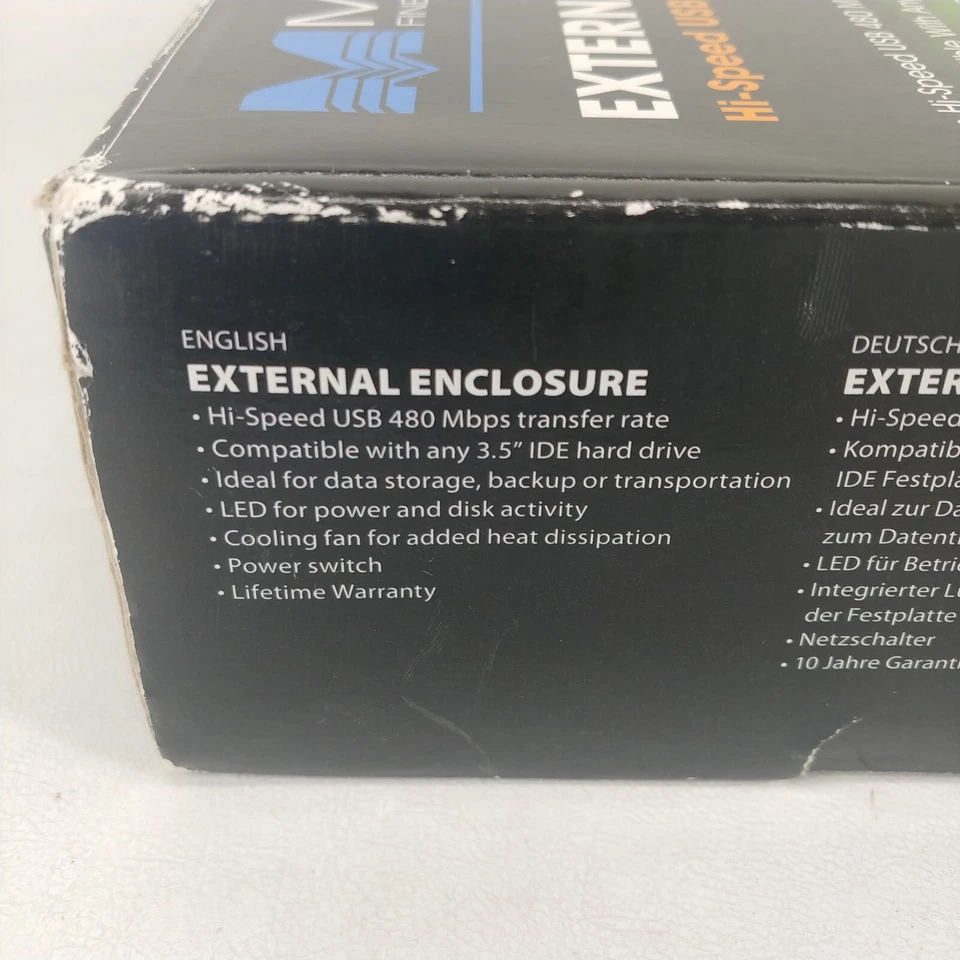 Vintage Manhattan External Enclosure USB 2.0 3.5" HDD w/ 120GB WD1200 HDD TESTED - Image 4 of 4