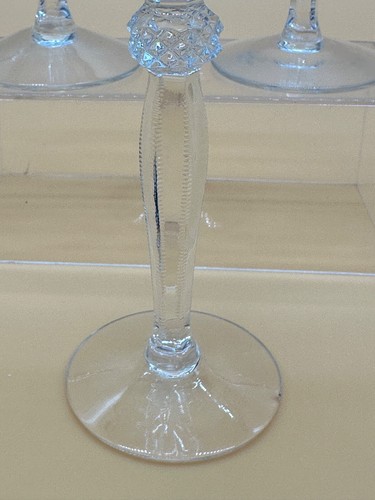 3 RIEKES-CRISA Williamsburg 7”Crystal Wine Hock Liqueur Cordial Glass Holds 3 Oz - Picture 6 of 10