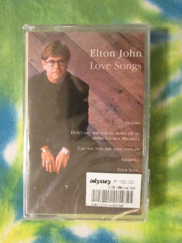 Elton John Love Songs  Made in Philippines NEW SEALED Rare Cassette - Picture 1 of 3