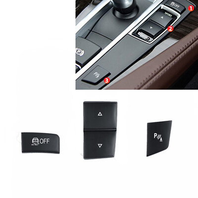3pcs Center Console Driving Mode Sport Switch Button For BMW X4 F26 2013-18 RHD