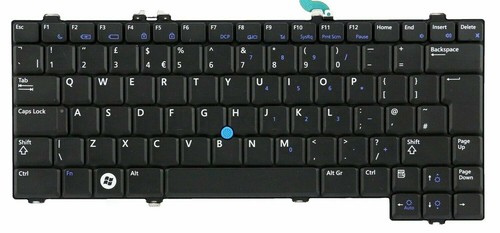 Genuine QWERTY English UK keyboard DELL Latitude XT XT2 /DE77-UK - Afbeelding 2 van 3