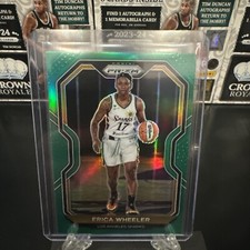 2021 Panini Prizm WNBA - Green Prizm #45 Erica Wheeler