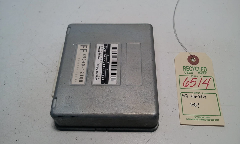1997 年丰田卡罗拉 ABS 控制模块原始设备制造商 89541-12070 #6514 — 第 2/4 张图片