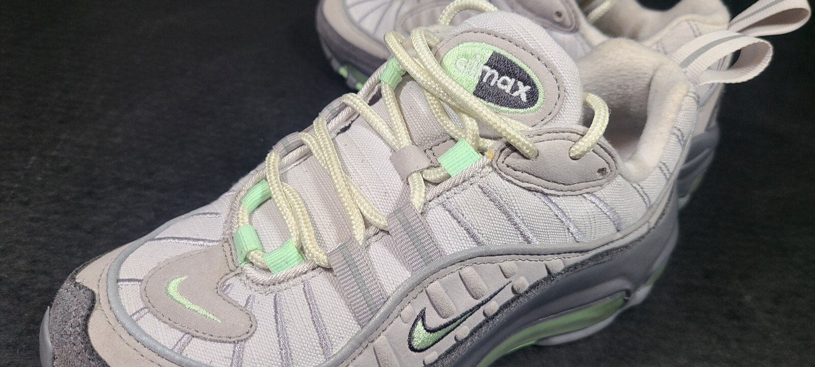 air max 98 grey green
