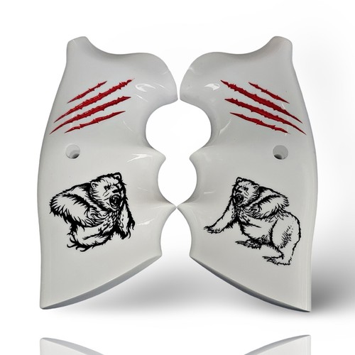 White Plexiglass Colt Python Grips – Limited Edition Luxury Art Collection - Picture 13 of 36