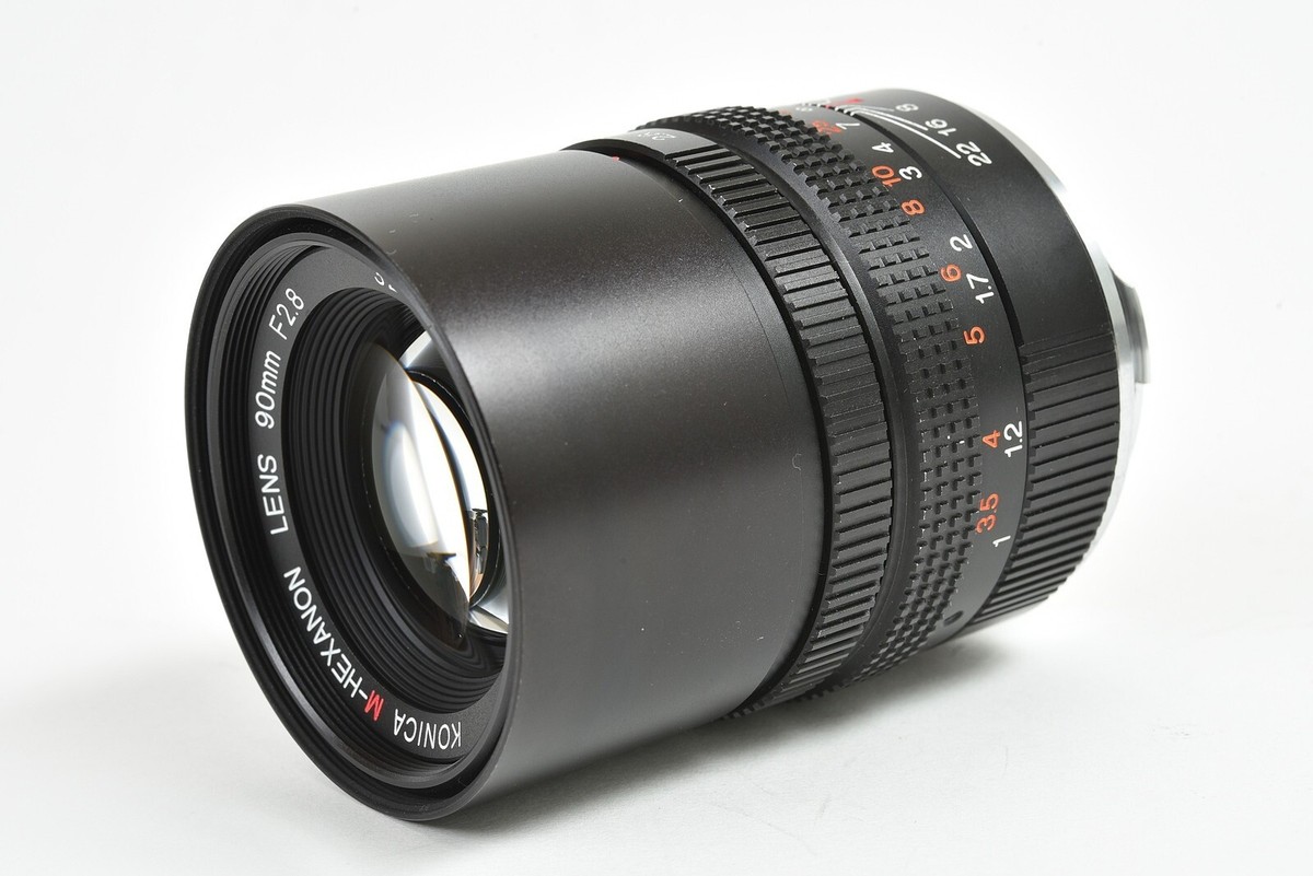 Konica M Hexanon 90mm F2.8 Lens Leica M Mount From Japan Konica M Hexanon 90mm F2.8 Lens Leica M Mount From Japan
