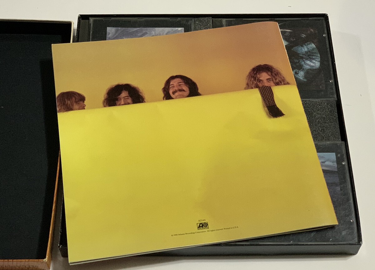 Led Zeppelin 4CD Disc Boxset October 1990 Atlantic Comes W/ A