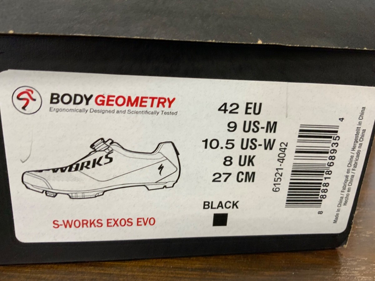 Specialized S-Works EXOS EVO MTB/XC/Gravel Shoes 42 | eBay Specialized S-Works EXOS EVO MTB/XC/Gravel Shoes 42 | eBay