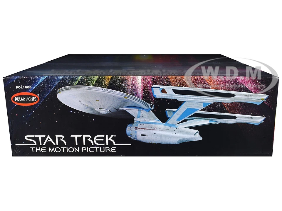 SKILL 2 MODEL KIT USS ENTERPRISE REFIT "STAR TREK" 1/350 POLAR LIGHTS POL1006 - Image 2 of 4
