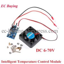 PC Cooling Fan Temperature Control Module DC 6-70V PWM Speed Controller
