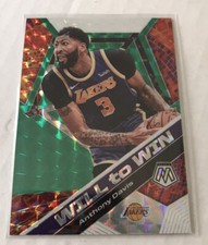 2019-20 Mosaic Basketball Anthony Davis Will To Win Green Mosaic Refractor!! #6
