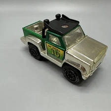 Vintage 1982 Tonka #10 Metal 4x4 Top Pickup Truck Chrome Green