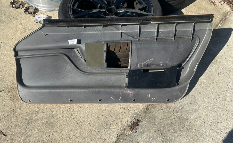 19941996 C4 Corvette Driver Side Door Panel LH; Tan & Black eBay
