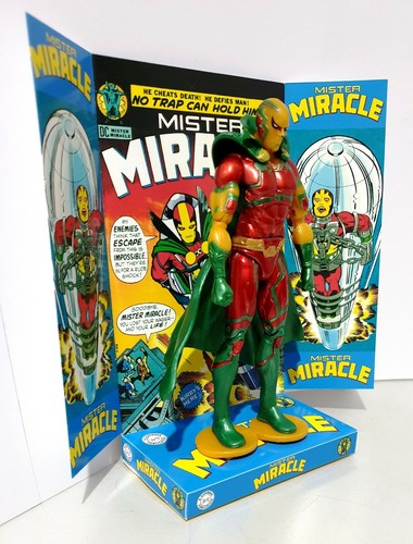 MISTER MIRACLE 6" Superhero DC Comic 15cm ACTION FIGURE on Custom Display - Picture 6 of 8