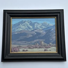 California Rey Oil Painting Listed Famous Landscape American Impressionism 14”