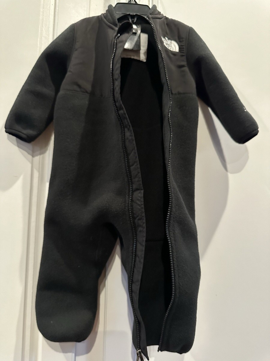 The Northface Denali Polartec Black Fleece One Piece Suit
