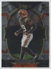 2022 Panini Select #72 Cam Taylor-Britt RC Football Card Cincinnati Bengals