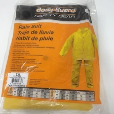 NEW Body Guard 3 Piece Extra Heavy Duty Rain Suit Size 2XL 