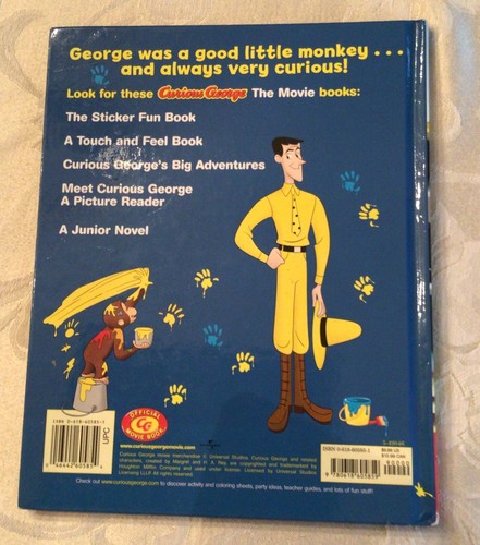 Curious George Lot of 5 Soft Cover Books & Hard Covered “The Movie Storybook” - Picture 5 of 8
