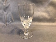 Ancien grand verre à absinthe de bistrot en verre épais bullé vintage