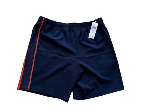 Lacoste Men Tennis Dark Blue Navy Red Shorts Stretch GH5201 51 XII - Picture 2 of 7