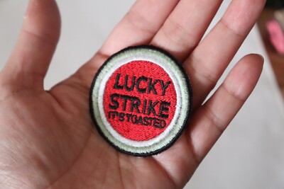 Lucky Strike Cigarettes PATCH Mad Men Patch Nostalgic Collector's Luckies Cigs
