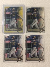 2022 Bowman Jheremy Vargas 1st Bowman Yellow Parallel /75  (Plus 3 Bowman 1st)