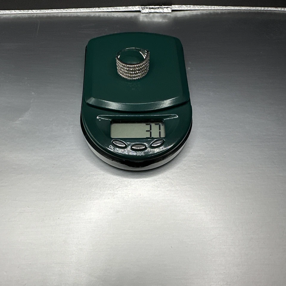 18k White Gold 4 Band Ring - Image 3 of 4