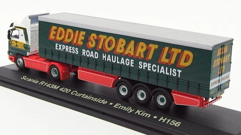 Atlas Editions 1/76 Scale 4 649 119 - Scania R143M 420 Curtainside.- Stobart - Image 3 of 3