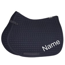 Schabracke bestickt personalisiert ESKADRON navy Cotton VS-Schabracke