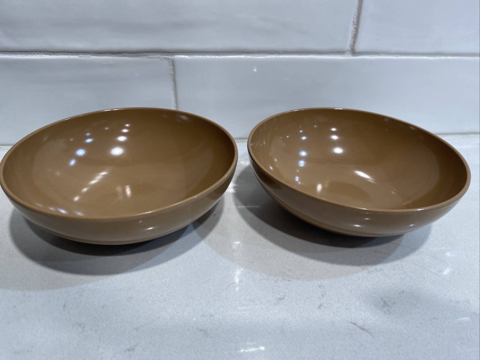Lot De 3 Saladiers Verseurs Vintage En Mélamine - Décoration De Table Ancienne, Occasion