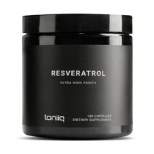 Trans Resveratrol 1000mg 98% Pure Highly Purified Bioavailable  Resveratrol 180c