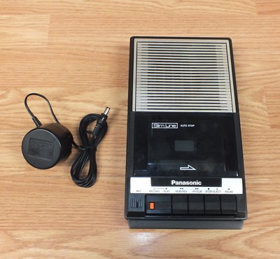 Vintage Panasonic (RQ-2103) Slim Line Cassette Recorder w/ Power