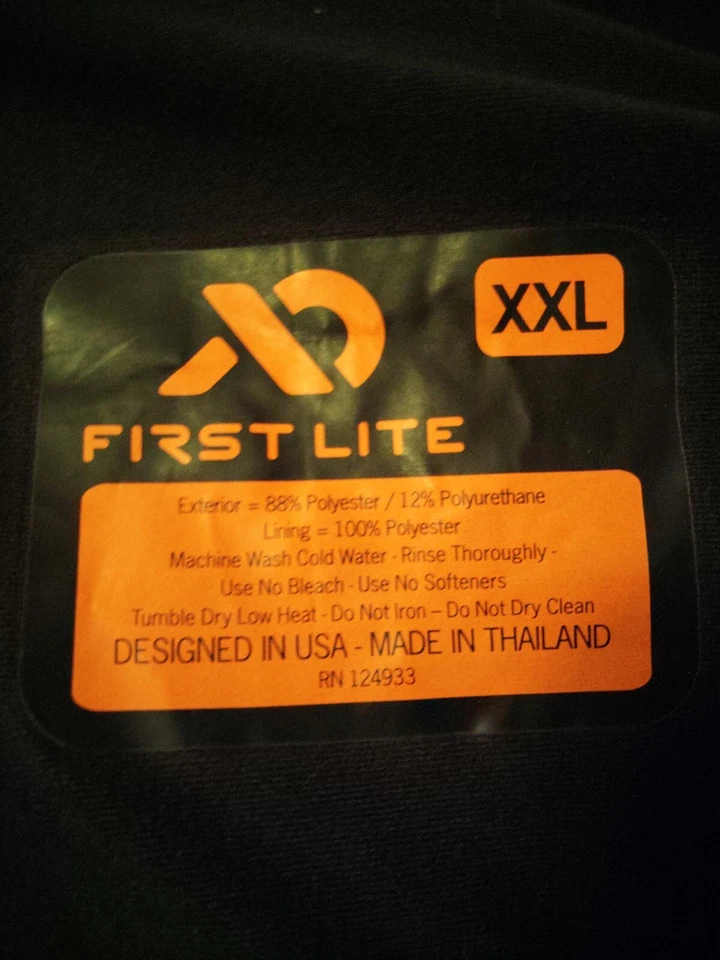 First Lite North Branch Bibs Fusion 2XL NWOT - Image 2 of 4