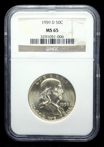 1959-D Franklin Half Dollar 50C NGC MS65 (51006)