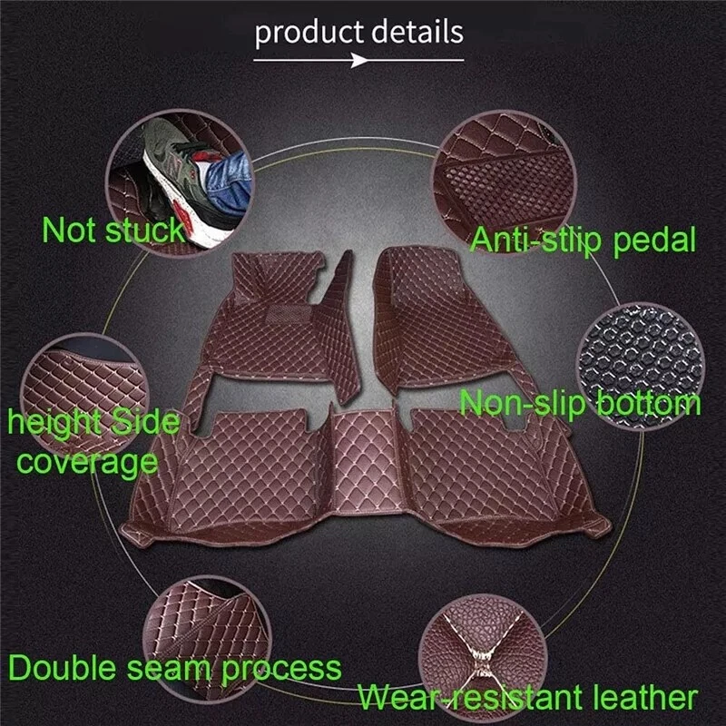 Fit For Volvo S40, S60, S80, S90 luxury waterproof Car Floor Mats Carpets Liners Foto 3 de 4