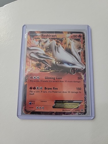 Pokemon TCG Reshiram ex BW36 Black Star Promo Ultra Rare Holo LP