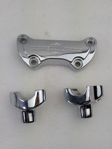 Harley-Davidson 56567-86B Bar & Shield Handlebar Riser Set 56541-86A / 56542-86A