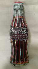 Vintage 1996 Coca-Cola Bottle Shaped Tin with Roller Ball Pen in Collector Tin