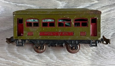 Vintage Lionel Train Prewar O GAUGE 529 Green Passenger Car Pullman