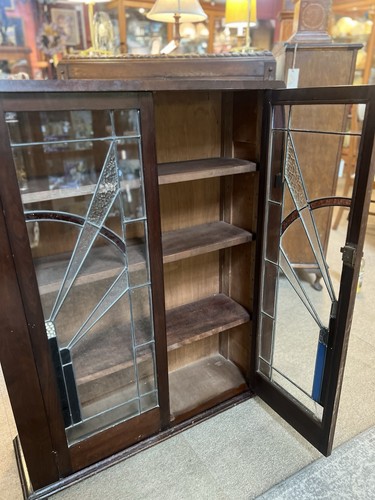 1930s Art Deco Bookcase / Display Cabinet - Picture 9 of 12