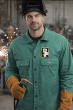 Tillman fr7-a Westex Welding Jacket Xl New Green Long Sleeve Flame Resistant 30