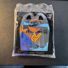 McDonalds 2023 Happy Meal Toy 1 NERF Disk Blaster Challenge NEW