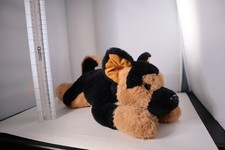 FAO Schwarz Realistic German Shepard Plush 13  Stuffed Animal Cut Tags