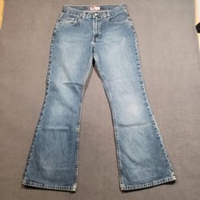 Old Navy Flare Jeans Womens 8 Blue 100 Cotton Medium Wash Vintage Style 403588