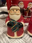 Oneida Jolly Santa Salt & Pepper Shakers Hand Painted Debbie Taylor Kerman — photo 2