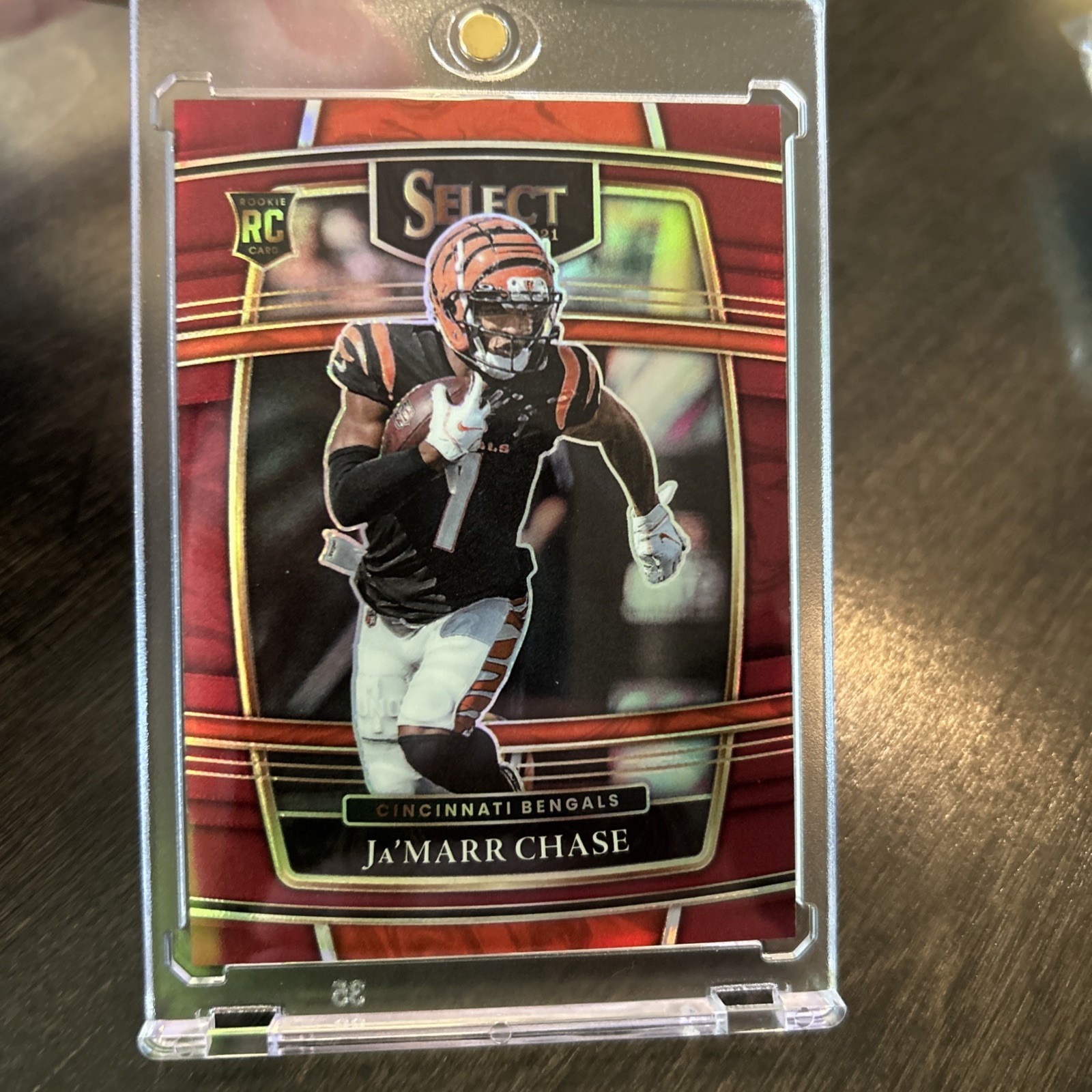 Ja’Marr Chase 2021 Select Concourse Maroon Prizm /149 Rookie Card SP RC New mag